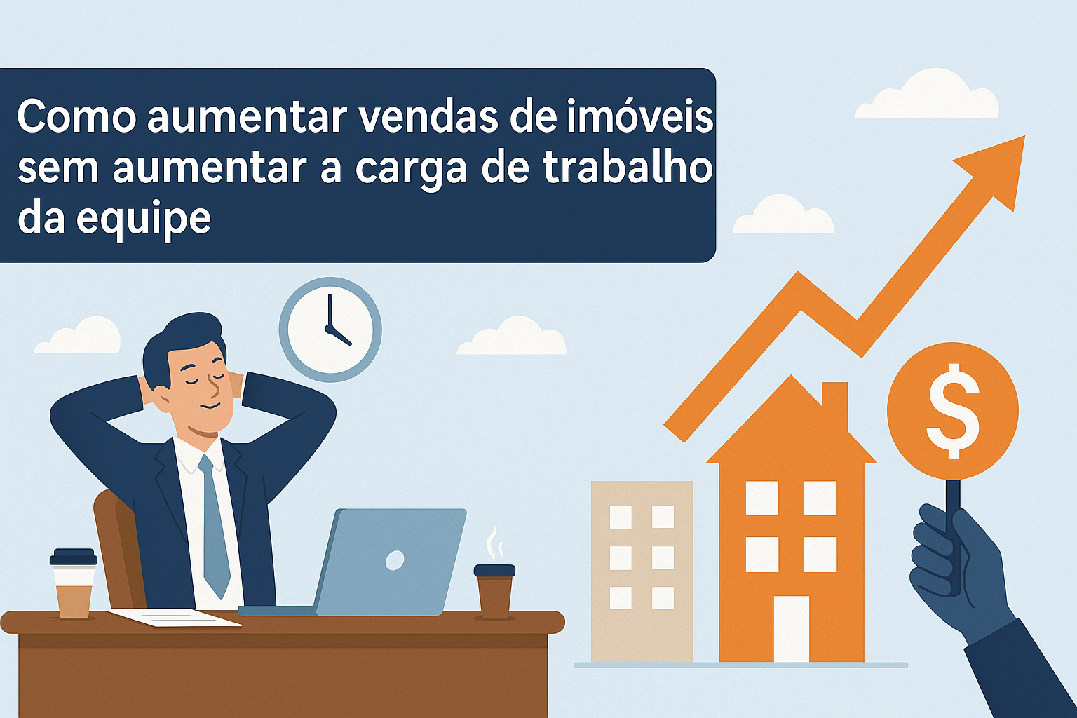 Como aumentar vendas de imóveis sem aumentar a carga de trabalho da equipe